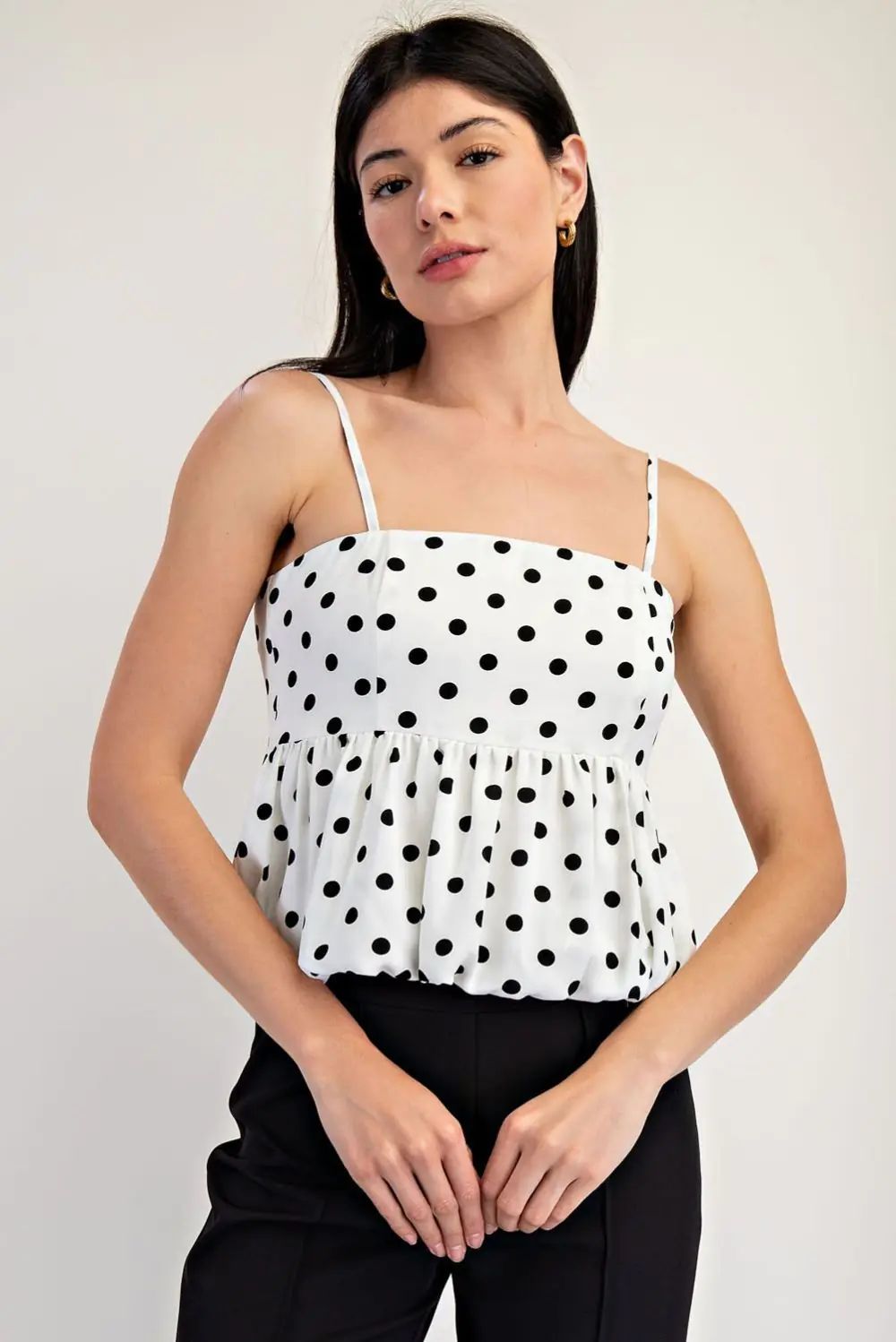 TOP POLKA DOT W&B