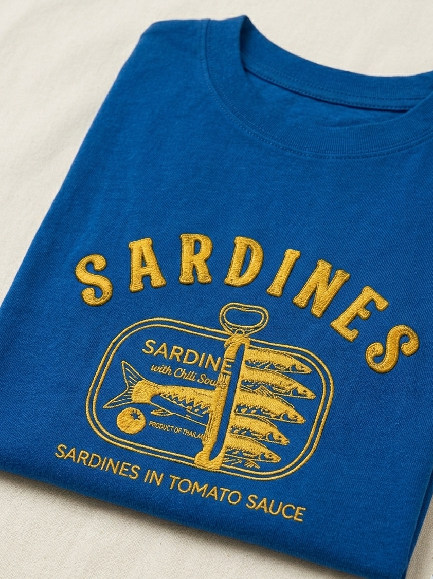 Playera sardines