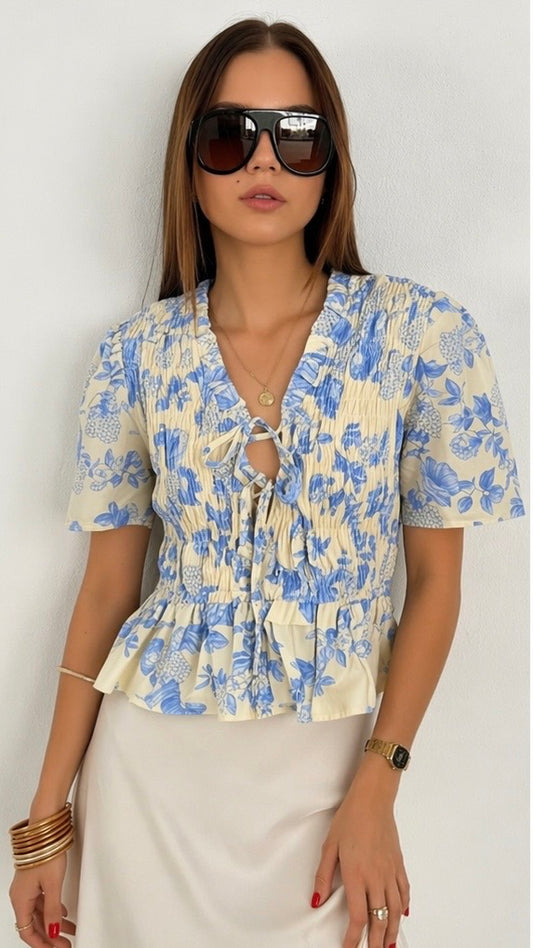 Blusa Amalfi azul