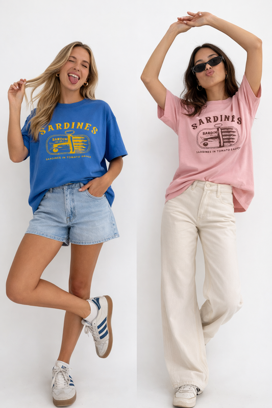 Playera sardines