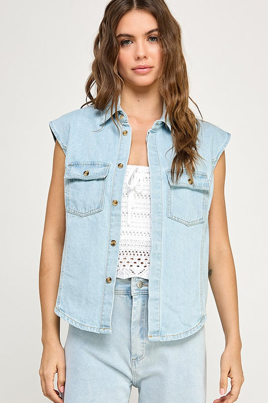 CHALECO DENIM